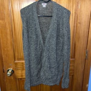 Mossimo Cardigan Grey and Black Size XL